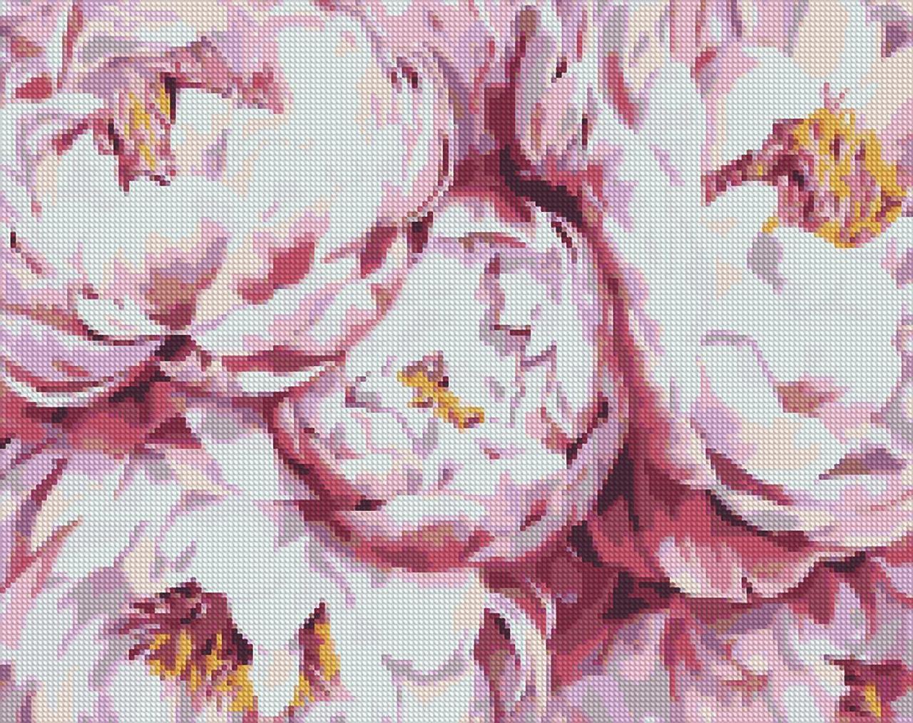 Алмазная мозаика Идейка Королевские пионы AM7077 40x50 см (1650344535)