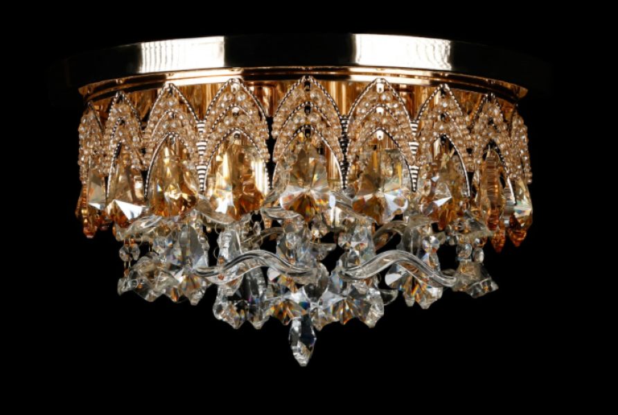 Хрустальная люстра L5069/450/6 FGD Белый/Золото/Бежевый (AN000247)