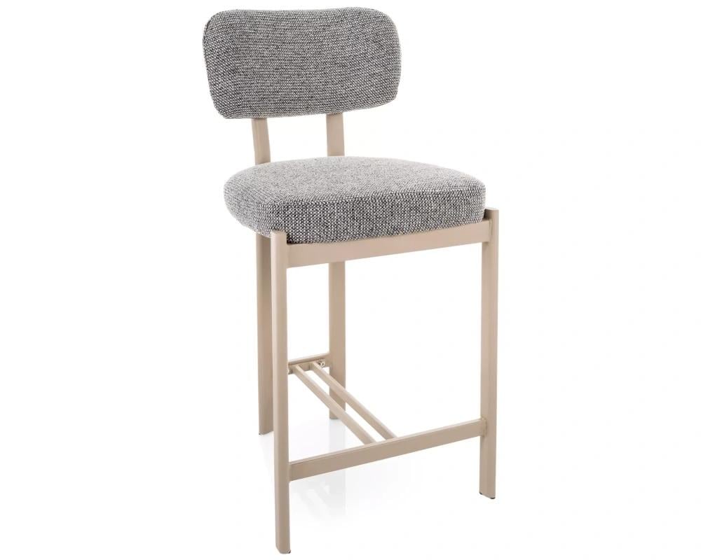 Стілець напівбарний кухонний Signal Misaki H-2 Сірий/Кашемір