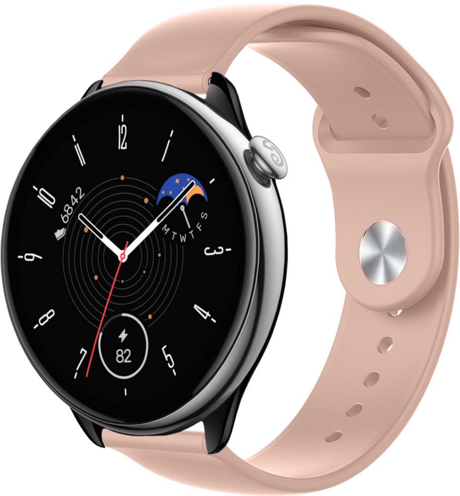 Ремешок Base для Amazfit GTR mini 20 мм Pink (30845) - фото 1 Ремешок Base для Amazfit GTR mini 20 мм Pink (30845) - фото 1