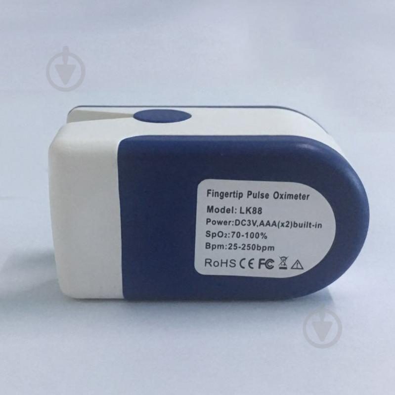 Пульсоксиметр на палець Pulse Oximeter LK-88 Оксиметр електронний - фото 5