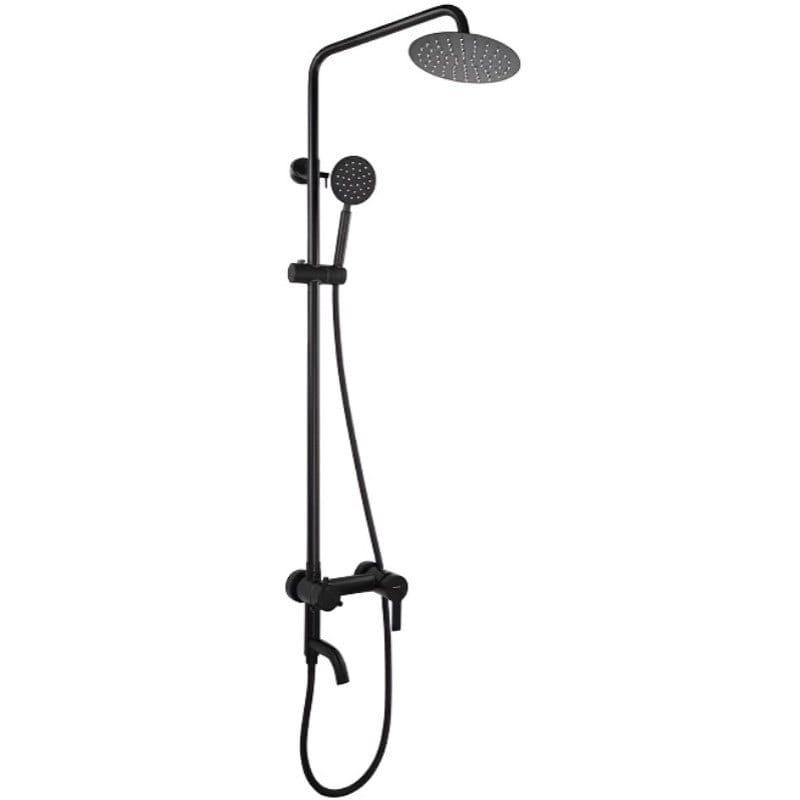 Душова система MIXXUS NOX-009-J з регулюванням висоти нержавіюча сталь Чорний матовий (MI5751)