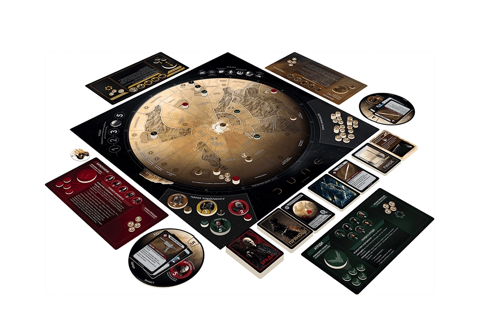 Настольная игра ДЮНА ИГРА О ВОЙНЕ И ДИПЛОМАТИИ (DUNE05-UA) - фото 4