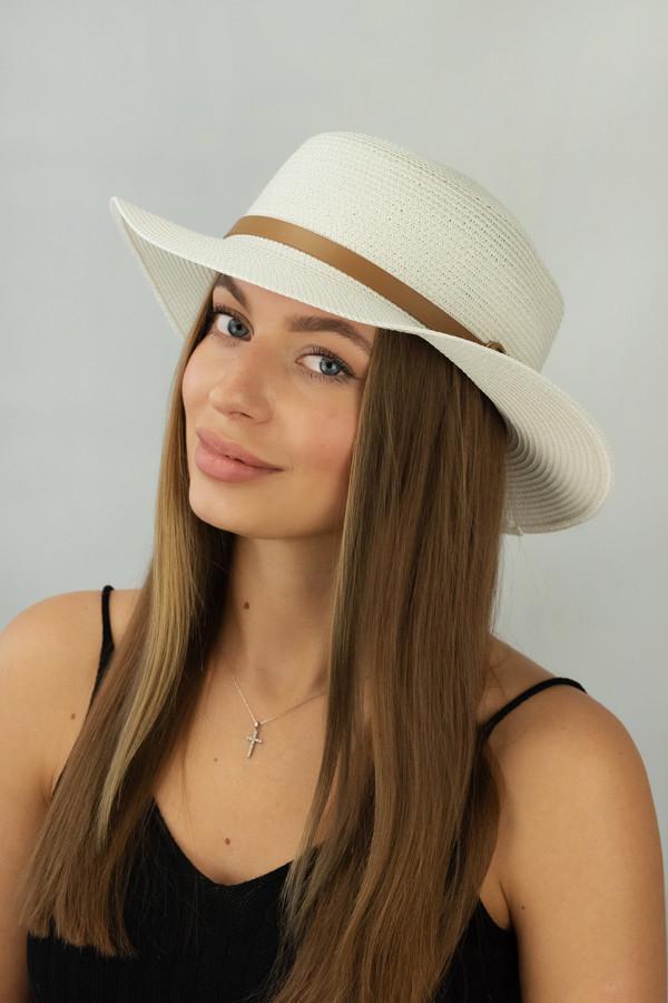 Шляпа женская Braxton канотье Хлоя Белый (1712-1)