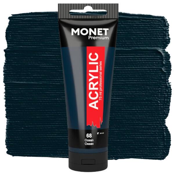 Акрилова фарба Monet 68 75 мл Океан (7562268) - фото 1 Акрилова фарба Monet 68 75 мл Океан (7562268) - фото 1
