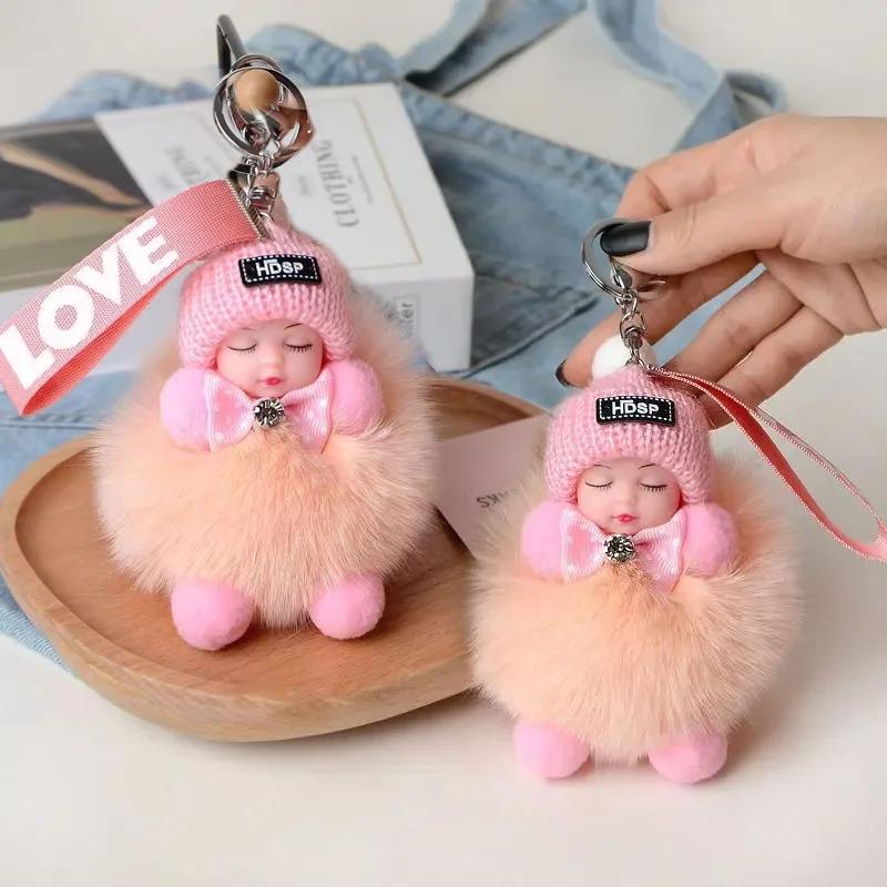 Брелок-підвіска AUKEY Модниця 2 шт. Pink (id_1999)