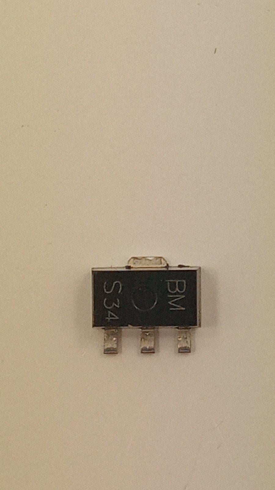 Транзистор BCX55-16 npn 60V 1.0A sot-89 (11419)