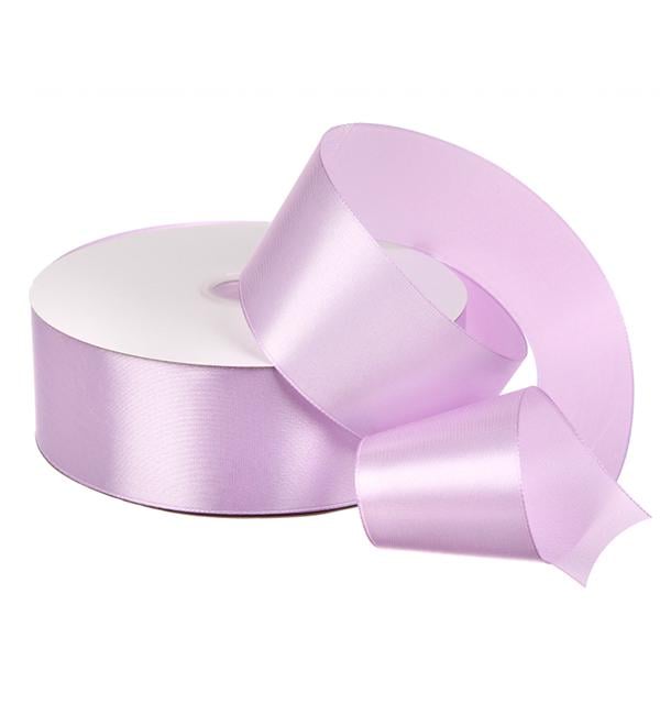 Лента атласная 5 см/91,4 м Светло-сиреневый (44)
