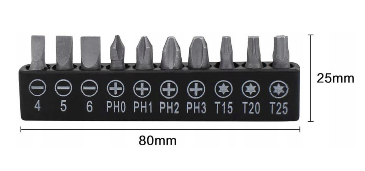 Набор отвертки угловой и насадки 11в1 (740) - фото 5 Набор отвертки угловой и насадки 11в1 (740) - фото 5