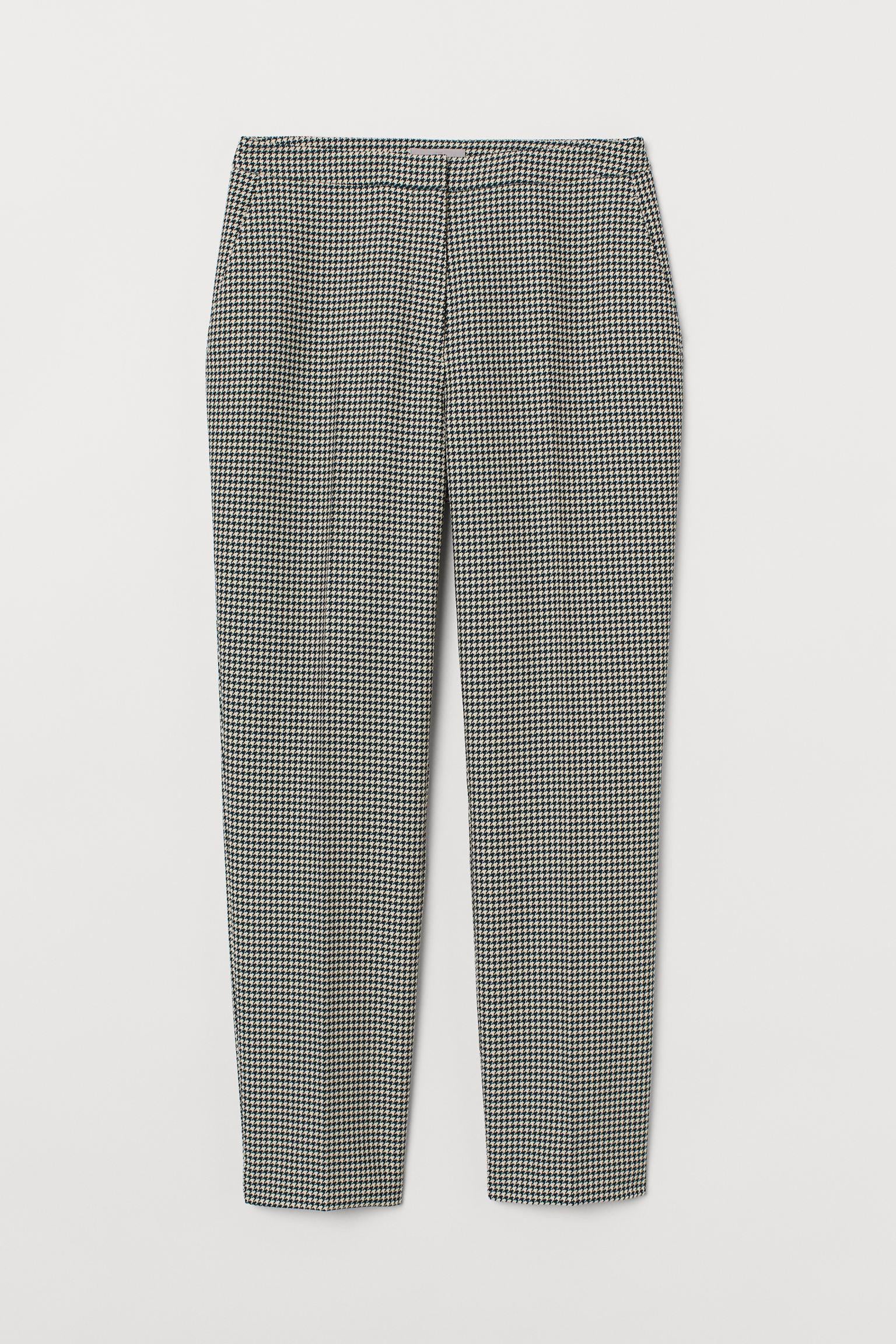 Штани H&M Візерунок р. 38 Бежевий/Зелений/Чорний (Q1209896064)