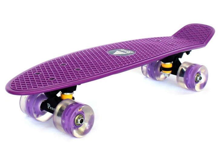 Пенніборд Bavar Sport Penny круїзер до 70 кг Фіолетовий (VP-37) Пенніборд Bavar Sport Penny круїзер до 70 кг Фіолетовий (VP-37)