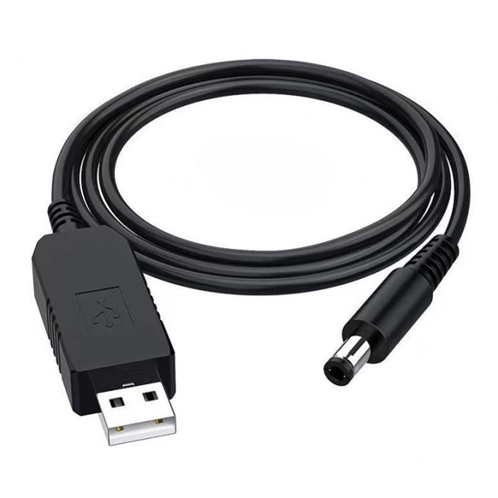 Кабель-переходник USB для роутера от Power Bank 12V Черный (107.251)