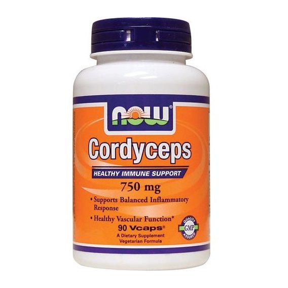 Тонізуючий засіб NOW Foods Cordyceps 750 мг 90 Veg Caps