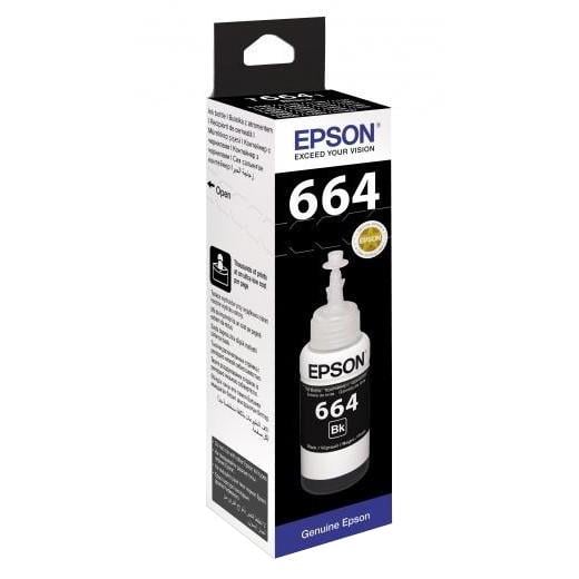 Чернило Epson Т6641 L100/L200/L300 Black