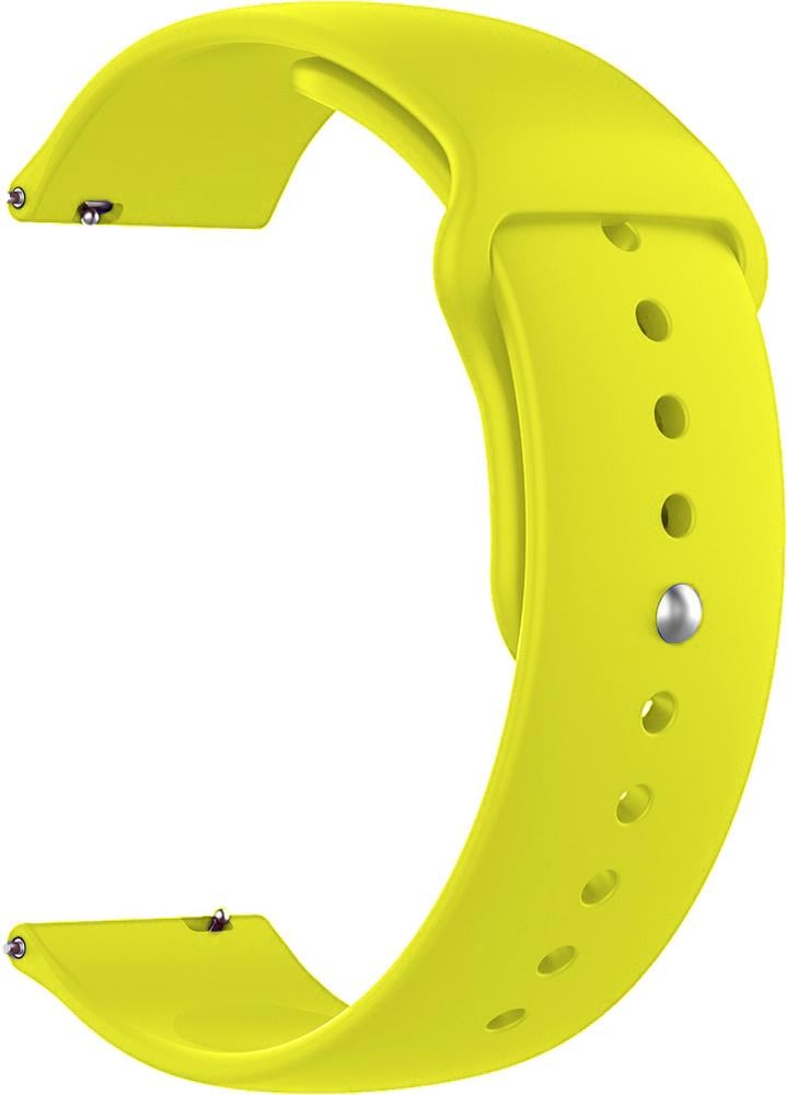 Ремешок Base для Amazfit GTS 2 20 мм Yellow (21613) - фото 2