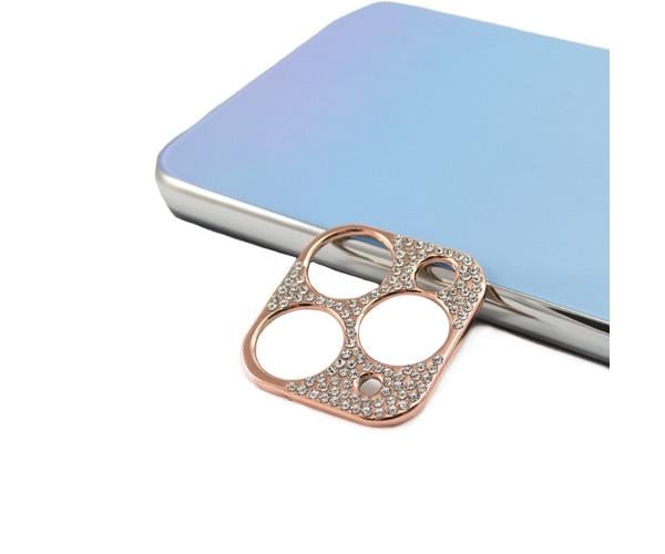 Рамка на камеру захисна Epik Sparkles зі стразами для Apple iPhone 11 Pro/iPhone 11 Pro Max Rose Gold Рамка на камеру захисна Epik Sparkles зі стразами для Apple iPhone 11 Pro/iPhone 11 Pro Max Rose Gold