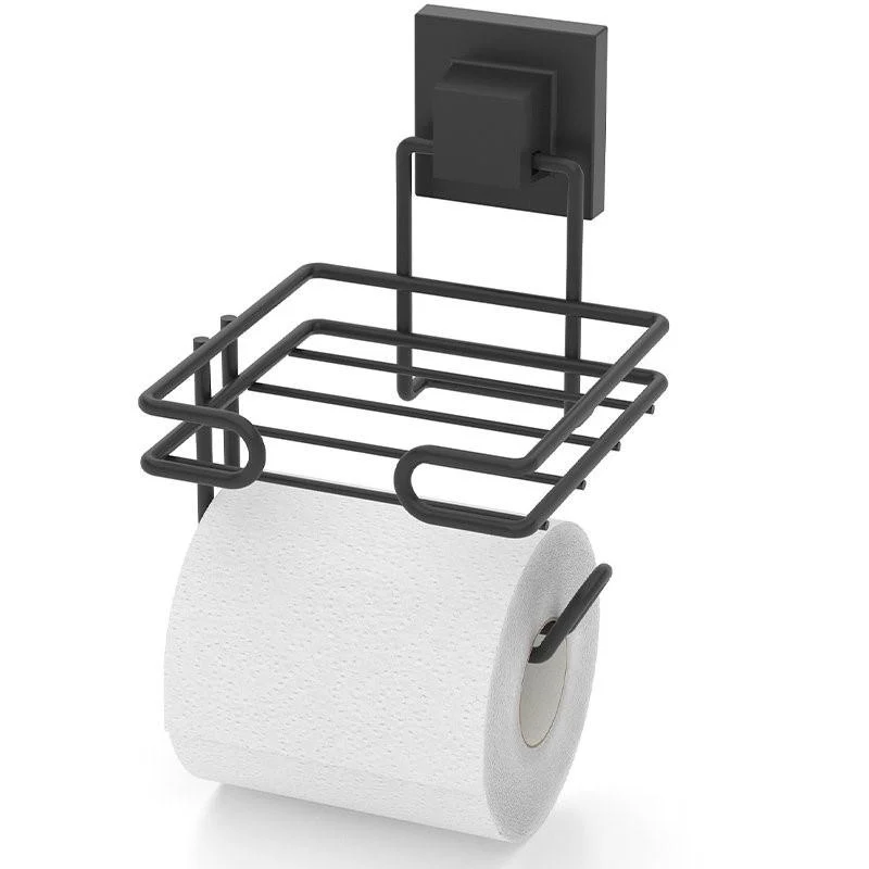 Держатель туалетной бумаги Tekno-Tel EF275-K на наклейке Черный (8682749006479)