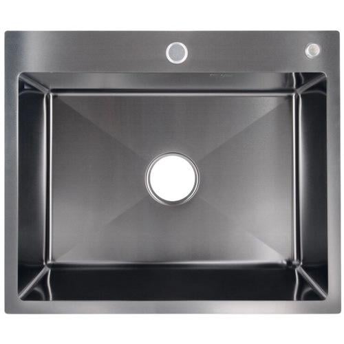 Мийка кухонна Lidz нержавіюча сталь LDH6050BPVD4362147527 600x500 мм прямокутна 1 мм (239634)