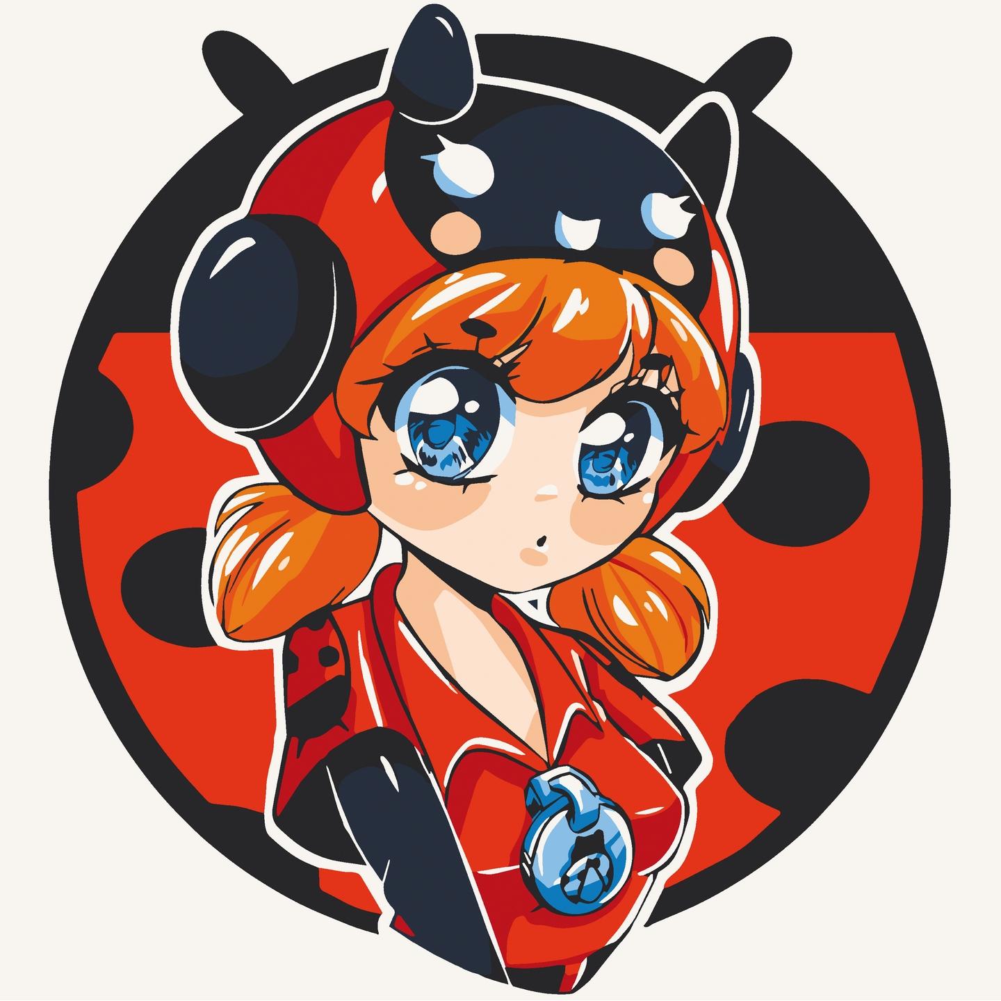 Картина за номерами ART CRAFT Ladybug Bea 30х30 см (15546-AC)