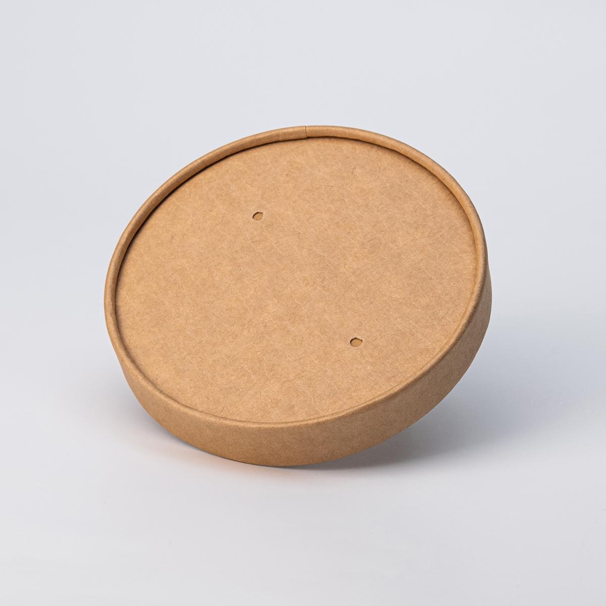 Супница Ecopicnic крафт 250 мл с крышкой 50 шт. (EP-250-KL) - фото 2 Супница Ecopicnic крафт 250 мл с крышкой 50 шт. (EP-250-KL) - фото 2