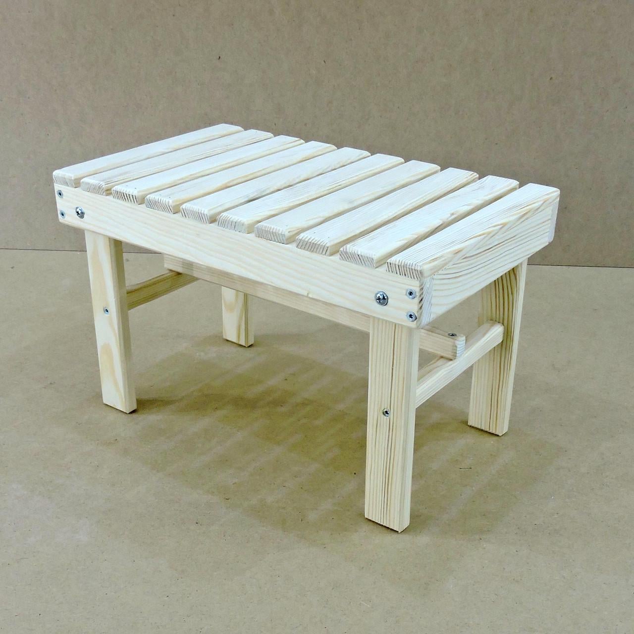 Стульчик из дерева Тилигул 50х30х30 см Бланже (ТАБ-103601)