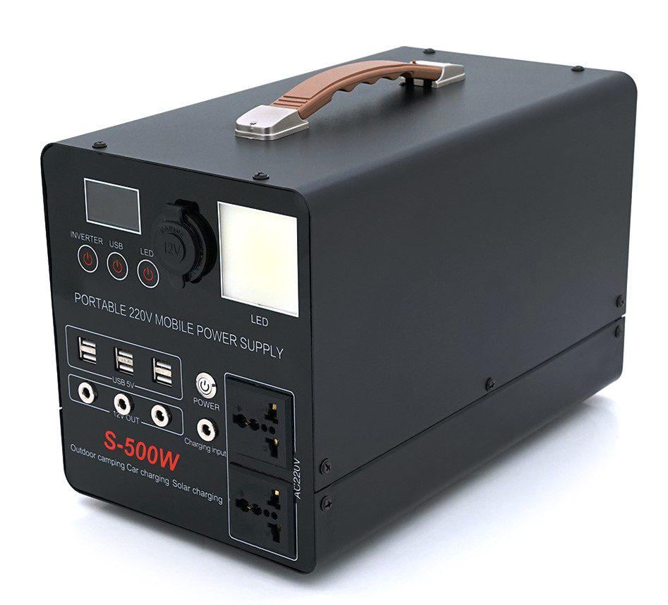 Зарядна станція портативна VOLTRONIC KYS500W 500 Вт 40 Аг 220V/20A 2xAC/220V 4xDC/12V 6xUSB/5V (57892)