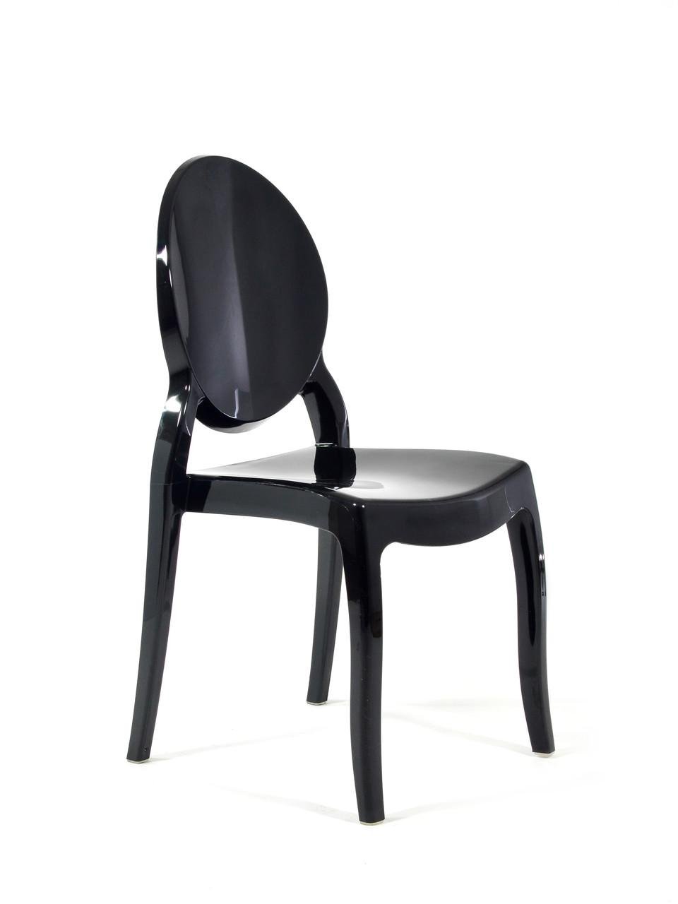 Стул REMY-DECOR Victoria Ghost Elizabets chairs полимерный Черный