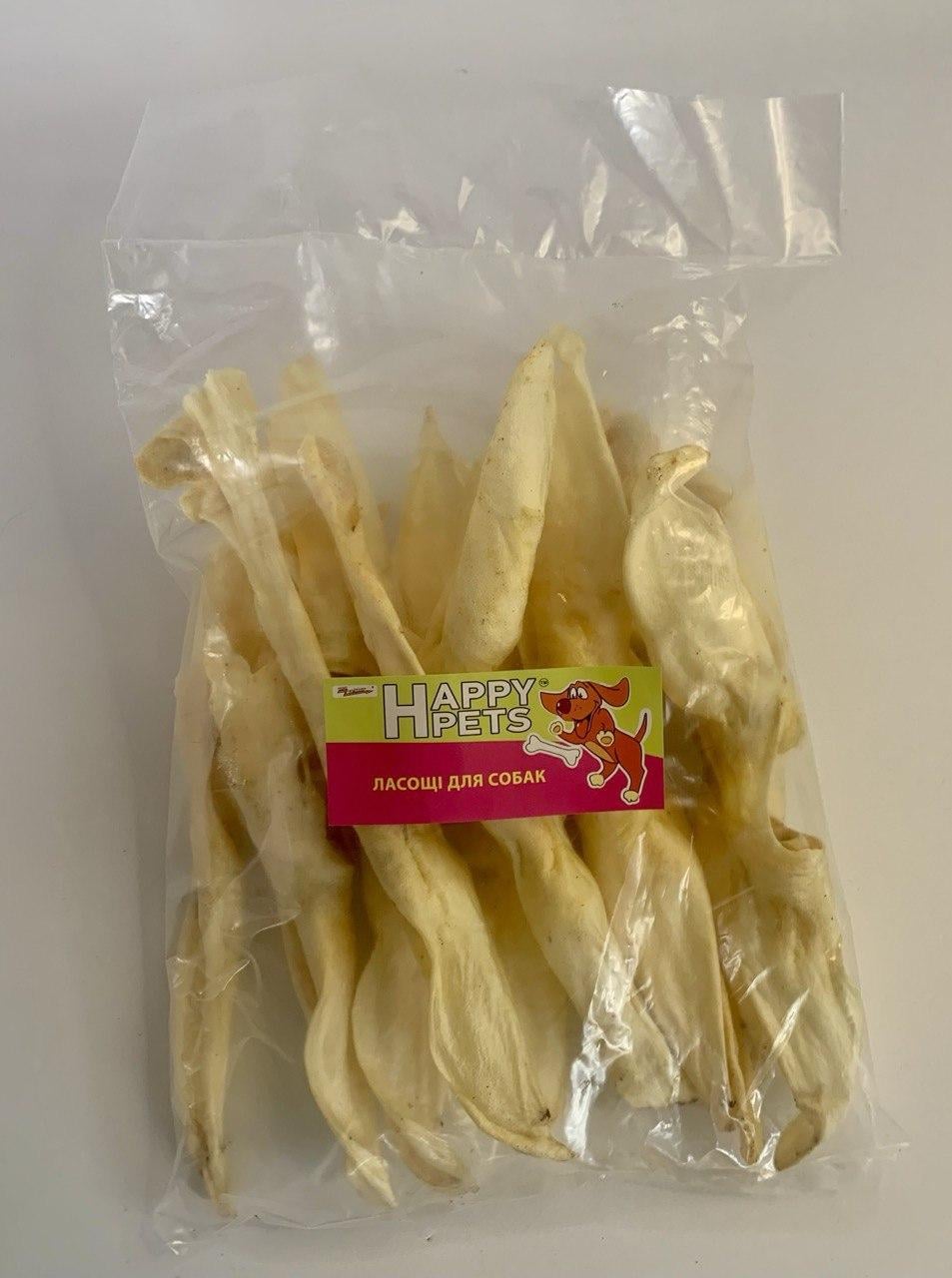 Ухо Кроля Кальцинированное Happy Pets 10 шт.