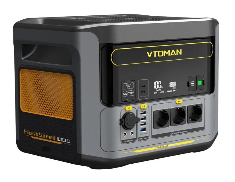 Зарядна станція VTOMAN FlashSpeed 1000 828 Wh 1000 Вт/2000 Вт пікове