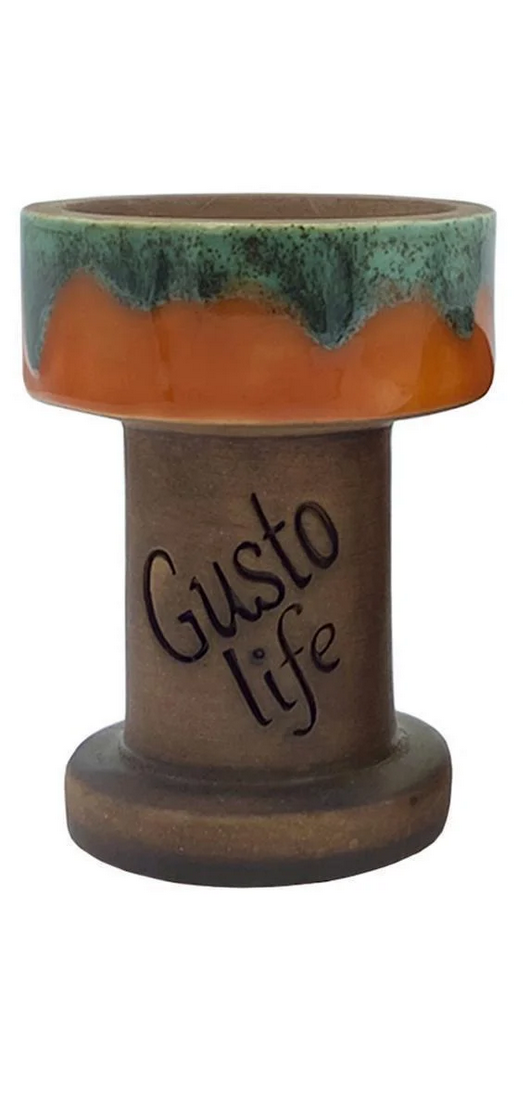 Чаша для кальяна Gusto Bowls Rook Orange/Green (19072023-13)