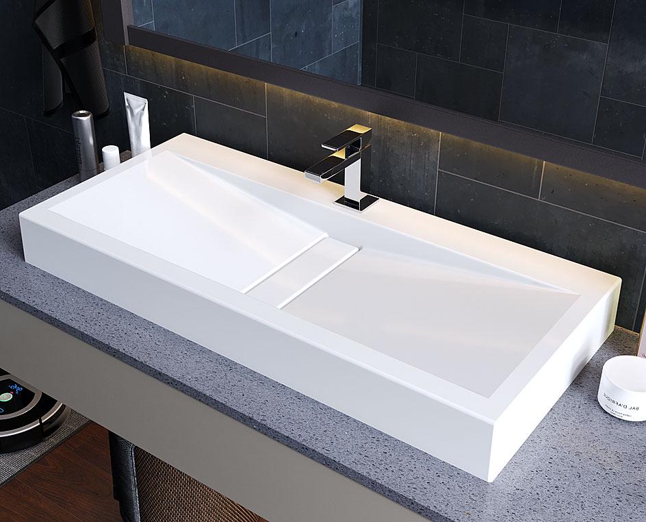 Умивальник накладний Status Mirage 100 White (683)