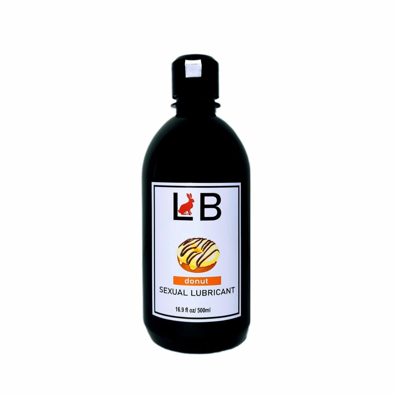 Лубрикант универсальный LB на водной основе прозрачный с ароматом Donut 500 мл (lub002)