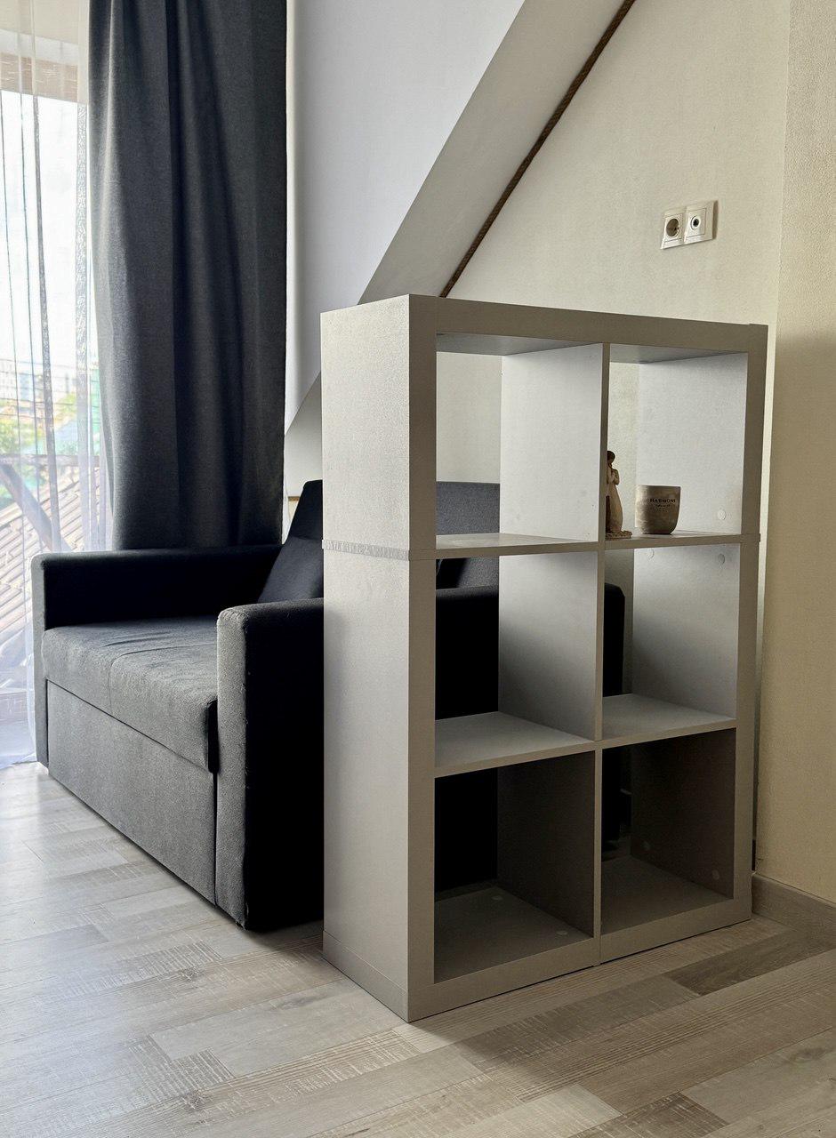 Стелаж в вітальню Inteo Мікс 2х3 1146х792х290 мм Сірий платиновий (26867500)