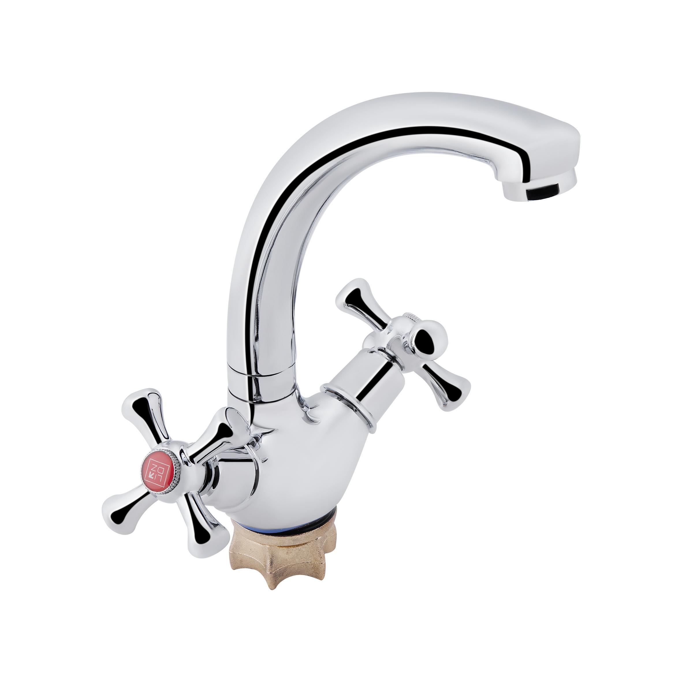 Змішувач для кухні Lidz Lamb 272F двовентильний Chrome (LDLAM272FCRM22018)