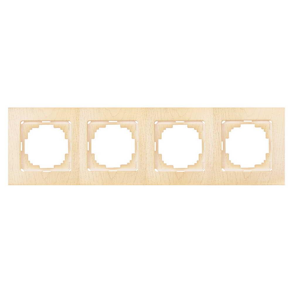 Рамка четырехместная Nilson Touran Клен (00000023664)