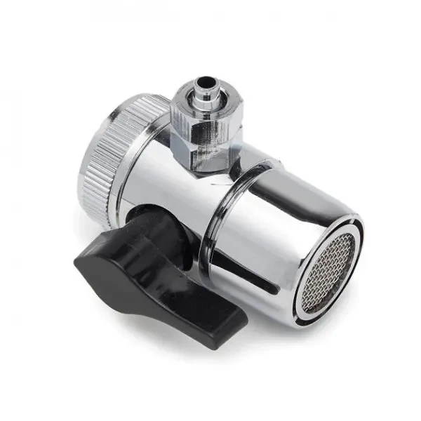 Дивератор для подключения настольного фильтра Aquafilter 1/4" шланг (KP-FDV) Дивератор для подключения настольного фильтра Aquafilter 1/4" шланг (KP-FDV)