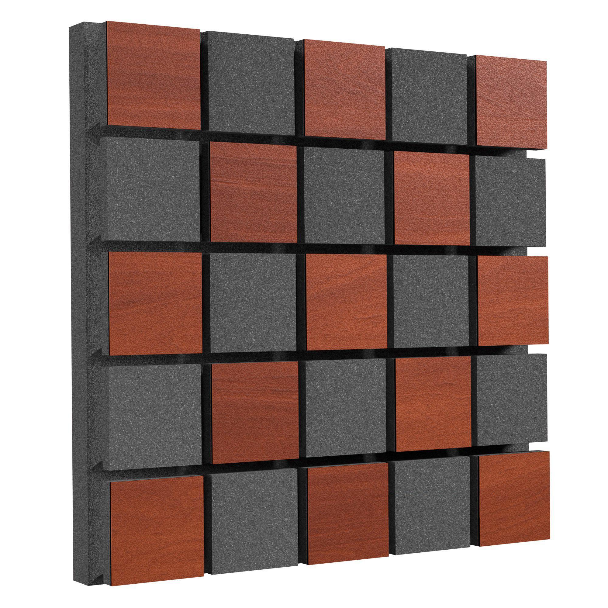 Акустическая панель Ecosound Tetras Acoustic Wood Apple 50х50 см 73 мм Коричневый (1317)