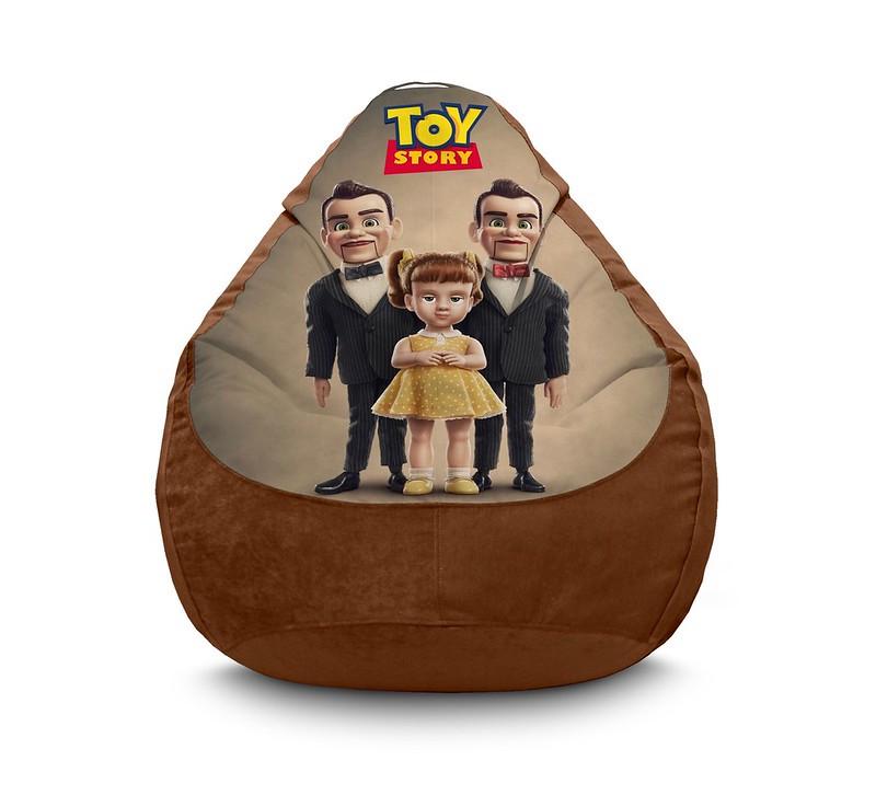 Кресло мешок iPuff Toy Story 4 The Bensons Gabby Gabby Флок XL 80x110 см Коричневый Кресло мешок iPuff Toy Story 4 The Bensons Gabby Gabby Флок XL 80x110 см Коричневый