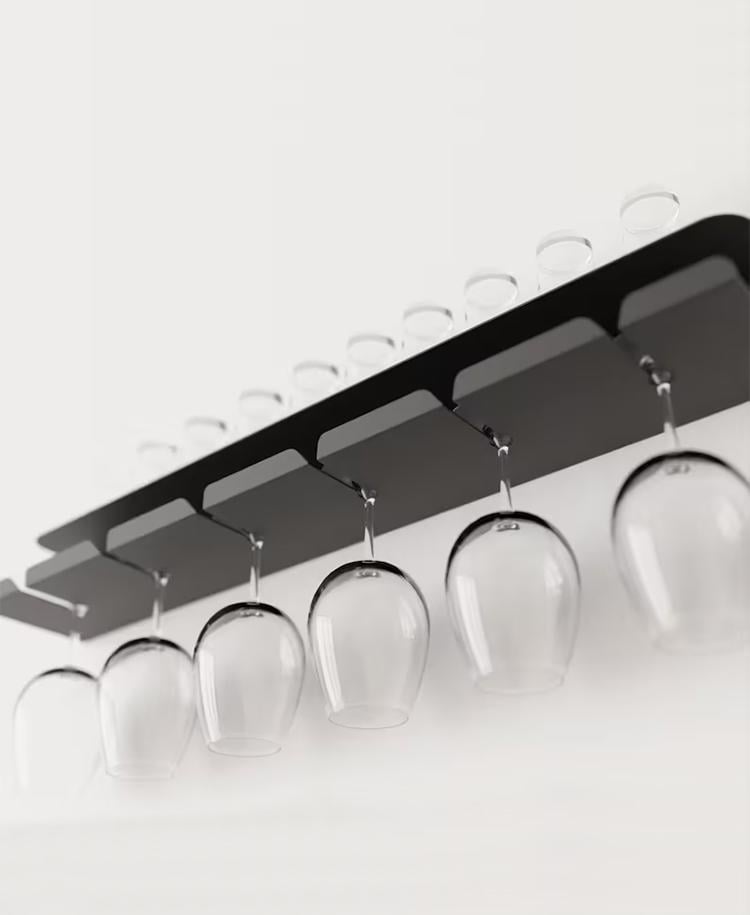 Полка мини барная NC Home под бокалы для вина на 6 бутылки (110279) - фото 5 Полка мини барная NC Home под бокалы для вина на 6 бутылки (110279) - фото 5