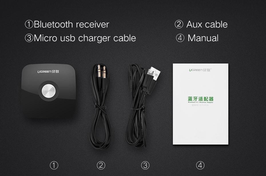 Беспроводной аудио приемник Ugreen Bluetooth 4.1 - фото 9