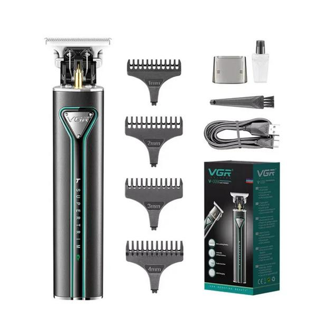 Машинка для стрижки волосся тример для бороди і вусів (VGR-009)