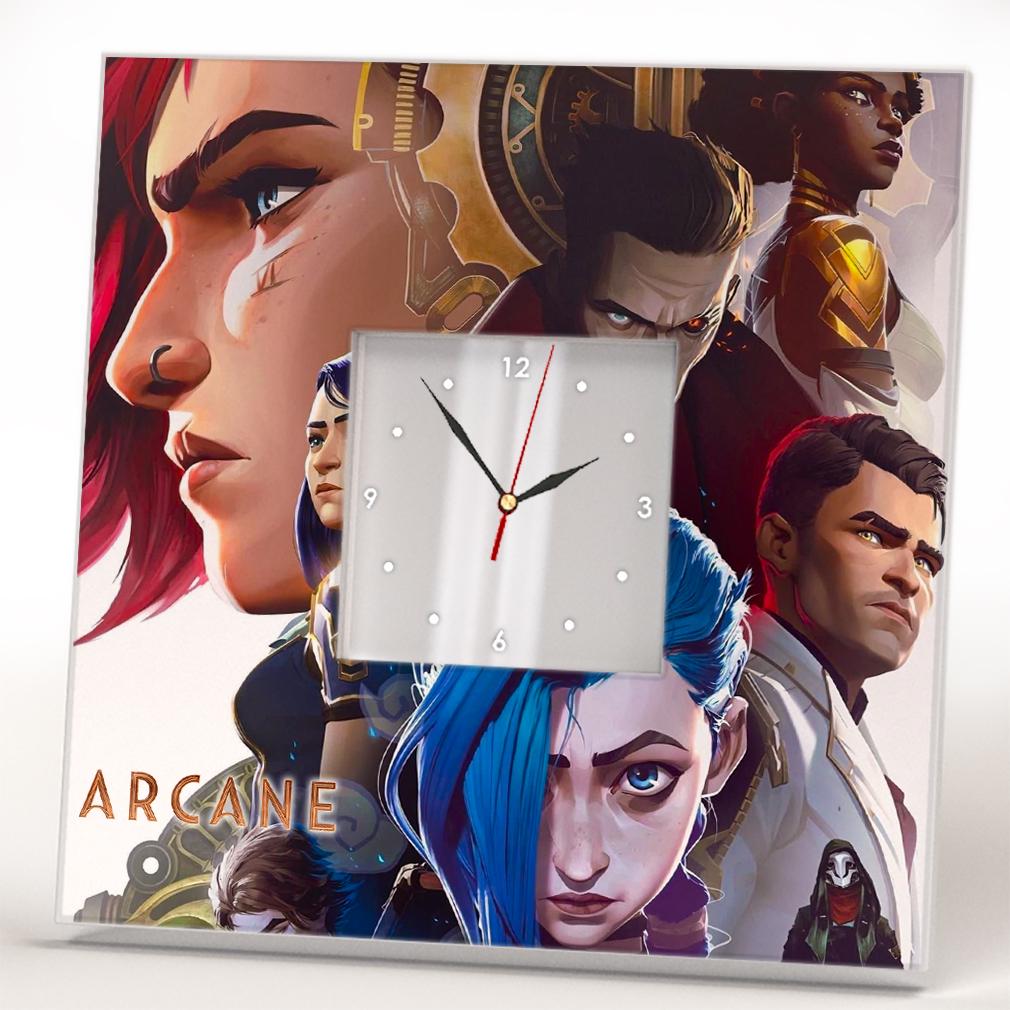 Часы Мульфильм ''Arcane'' 260x260 мм (C04505)