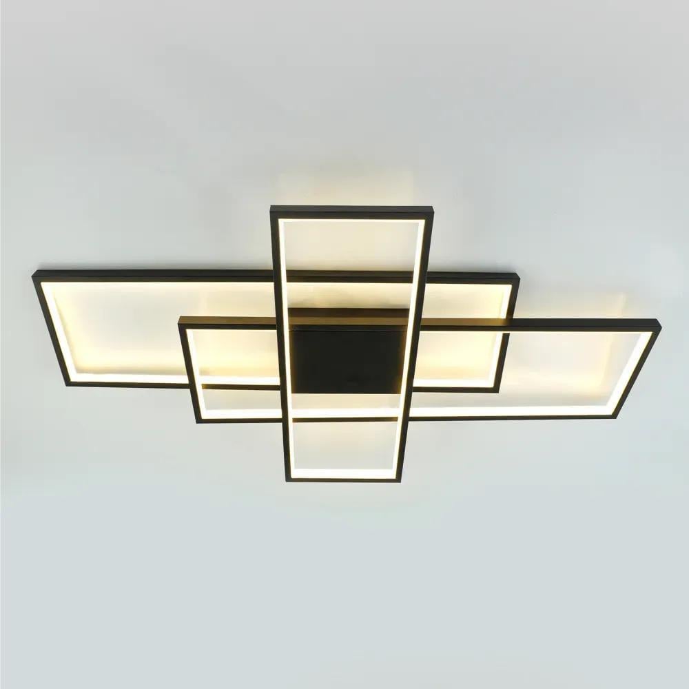 Люстра светодиодная ESLLSE SVEN 110W 3S SMART 900x500x80/220V/IP20 Black (27712861)