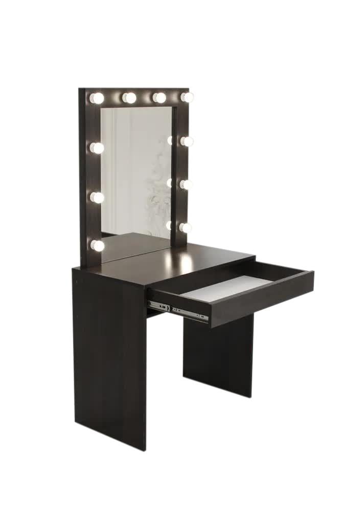 Макіяжний стіл Попелюшка 80х45х156 см Венге (088) - фото 2 Макіяжний стіл Попелюшка 80х45х156 см Венге (088) - фото 2