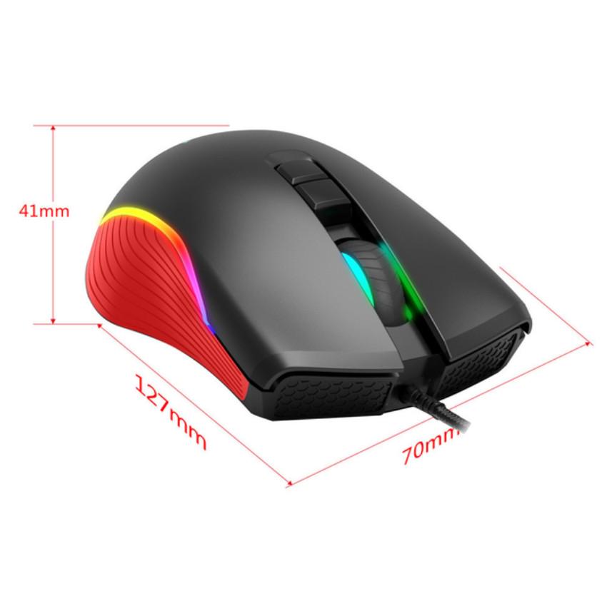 Комп'ютерна мишка Jedel GM806 RGB Macro Gaming Mouse з RGB-підсвіткою до 4000 DPI (29669231) - фото 6
