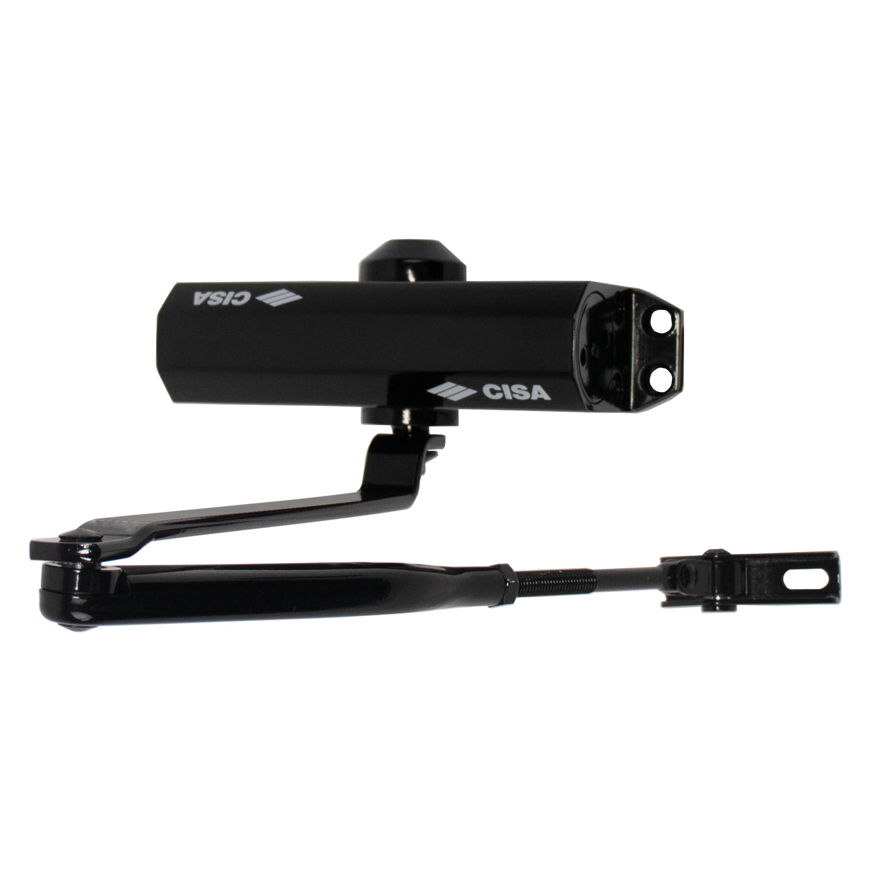 Доводчик Cisa 60460.03.0.44 STD до 80 кг Черный