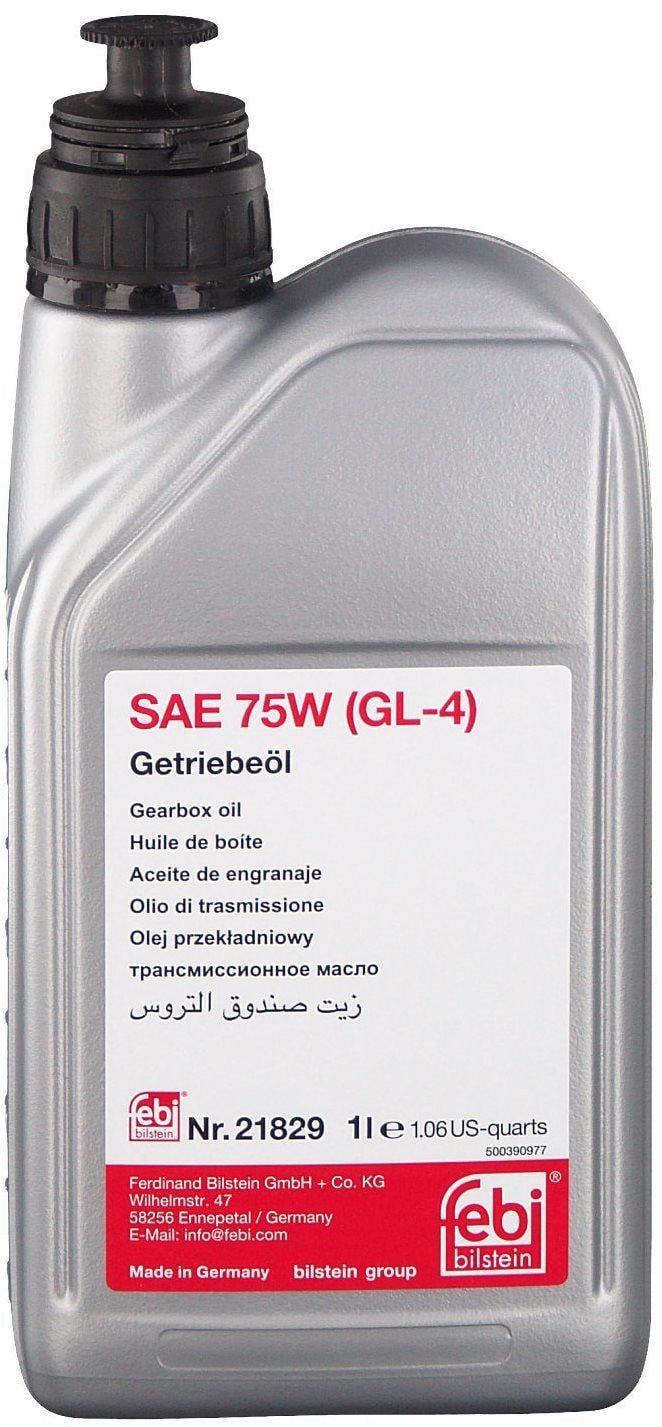 Масло трансмиссионное FEBI GL-4 75W 1 л (441/21829) Масло трансмиссионное FEBI GL-4 75W 1 л (441/21829)