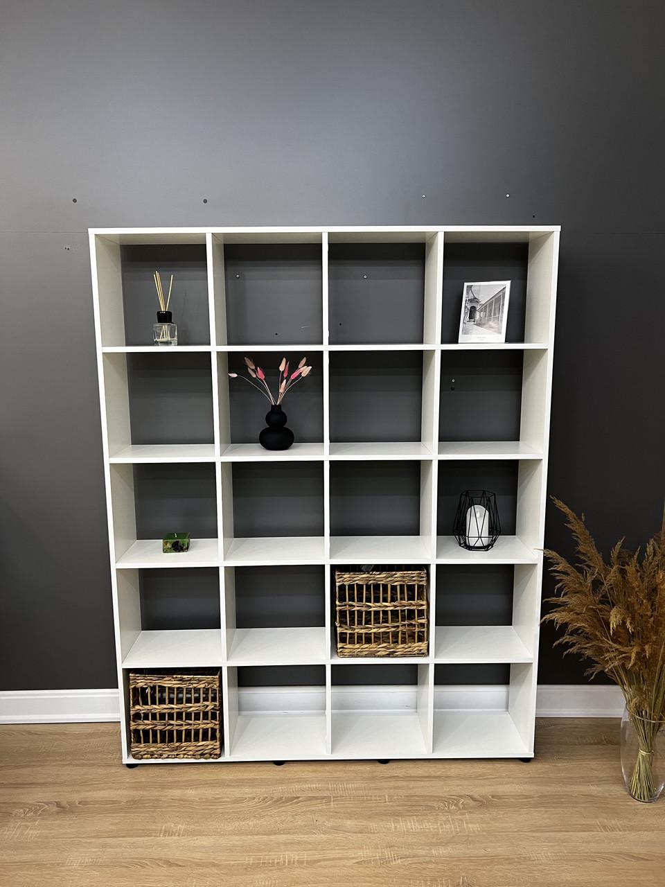 Стелаж В-20 на 20 комірок 1390х1770х252 мм Білий - фото 6 Стелаж В-20 на 20 комірок 1390х1770х252 мм Білий - фото 6