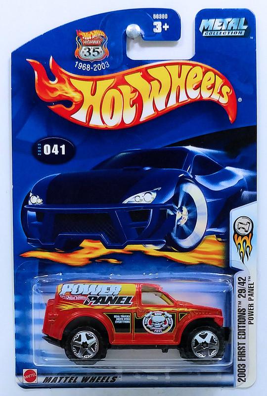 Игрушечная машинка Hot Wheels Power Panel 2003 First Editions №041 (56380)