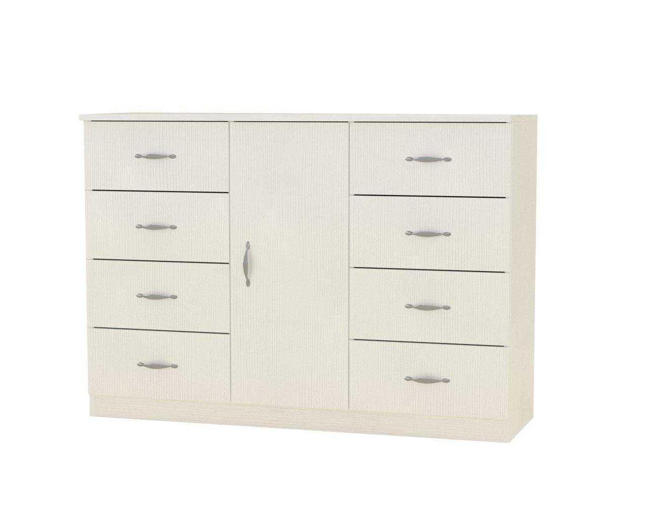 Комод для спальні Компаніт 8 1 Альба (Ev-1033)